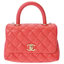 Bolso Chanel Matelassé XXS en rosa salmón