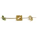 Bracelet charm Fendi vert clair et blanc