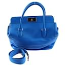 Hermes Toolbox 33 Handbag in Blue Hydra - Hermès