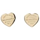 Pendientes Tiffany Return Toe Heart Tag en oro amarillo de 18 quilates - Tiffany & Co