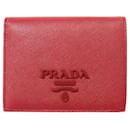 Prada Saffiano Leather Bi-Fold Wallet