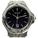 Relógio feminino Gucci 9040L em aço inoxidável