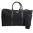 Prada Re-Nylon Saffiano Leather Duffel Bag