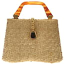 Bolsa de palha feminina Bally