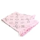 Louis Vuitton Pink and Silver Wool/Silk Stole