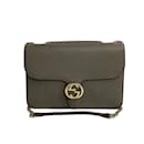 Gucci Interlocking GG Logo Leather Handbag