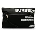 Schwarze Nylon-Clutch von Burberry