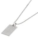 Tiffany Square Plate Necklace in Silver - Tiffany & Co