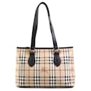 Burberry Nova Check Shoulder Tote Bag