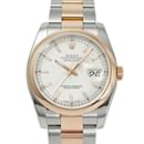 Relógio Rolex Datejust 36 116201 com mostrador romano branco para mulheres