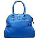 HERMES Atlas 35 Blue Handbag - Hermès