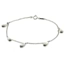 Tiffany 5P Teardrop Silver Charm Bracelet - Tiffany & Co