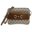 Gucci 1955 Small Horsebit GG Supreme Shoulder Bag