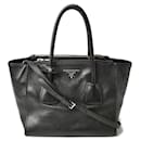 Prada Black Calfskin Handbag Shoulder Bag