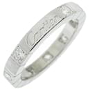 Cartier Lanieres Band Ring in 18K White Gold with Diamond