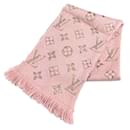 Louis Vuitton Pink Wool and Silk Stole