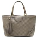 Borsa tote con frange Micro Guccisima di Gucci