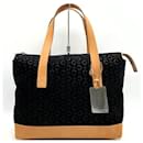 Celine Macadam Black Suede Leather Tote Bag - Céline