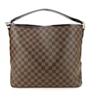 Bolsa de ombro em lona Damier Louis Vuitton