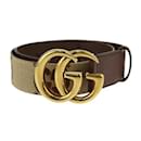 Cintura larga Jumbo GG con fibbia Double G di Gucci