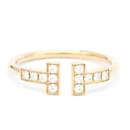 Tiffany T Wire Ring in Pink Gold - Tiffany & Co