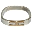 Hermes Logo Hercules Bronze Silver 925 Bangle Bracelet - Hermès