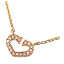 Collar de diamante en forma de corazón Cartier C para mujeres