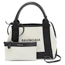 Bolsa Balenciaga Navy Cabas XS