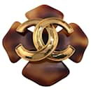 Broche à motif écaille de tortue Chanel