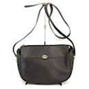 Bolsa de ombro de couro preto Gucci 001.58.0918