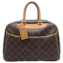 Bolso Boston Louis Vuitton Deauville con etiqueta de nombre inicial para mujer