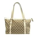 Gucci Abbey Line Beige Tote Bag