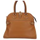 Bolso Hermes Taurillon Clemence Atlas 35 en oro - Hermès