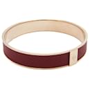 Hermes KAWAII Epsom Leather and Metal Bangle - Hermès