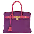 Bolsa Hermès Birkin 30 bicolor