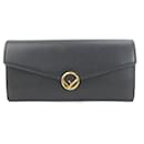 Fendi Black Leather Coin Purse