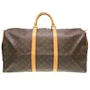 Bolsa Boston Keepall 55 Monograma Louis Vuitton