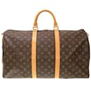 Louis Vuitton Monogram Keepall 50 Boston Tasche