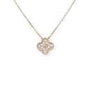 Van Cleef & Arpels Vintage Alhambra K18 Rose Gold Necklace