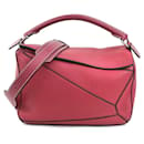 Loewe Handbag Shoulder Bag Puzzle Leather in Grape