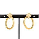 Boucles d'oreilles en diamant hindou Cartier en or jaune 18K