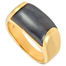 Bvlgari Hematite Band Ring in 18K Yellow Gold - Bulgari