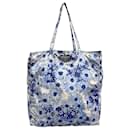 Prada Eco Tote Bag in Blue and White