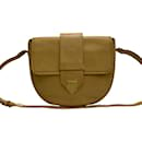 Yves Saint Laurent Beige Leather Shoulder Bag