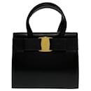 Salvatore Ferragamo Vara Ribbon Leather Handbag