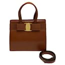 Salvatore Ferragamo Vara Ribbon Calf Leather Handbag