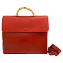 Loewe Logo Velazquez Twist Handle Leather Handbag