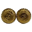 Chanel Cocomark Logo Motif Clip Earrings