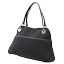 Borsa tote Gucci GG Canvas nera