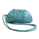 Bottega Veneta Blue Leather Coin Purse